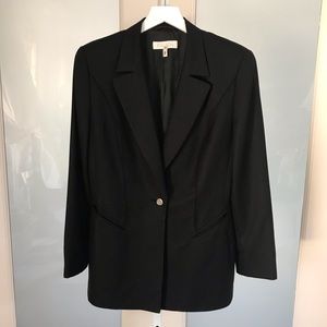 Escada Tropical Weight Wool with Silk Jacket - Size 40 - Medium